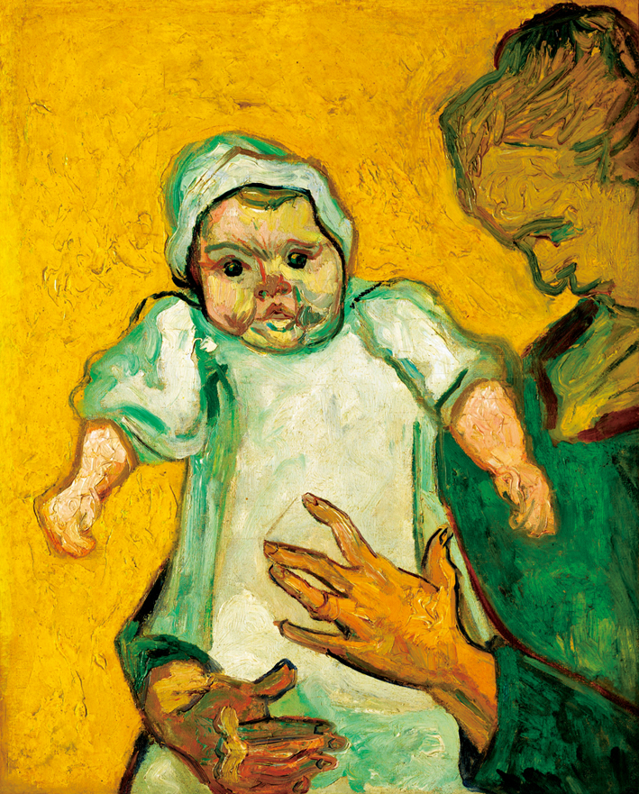  文森特·威廉·梵高  Vincent Willen Van Gogh —— 洛林夫人和她的孩子